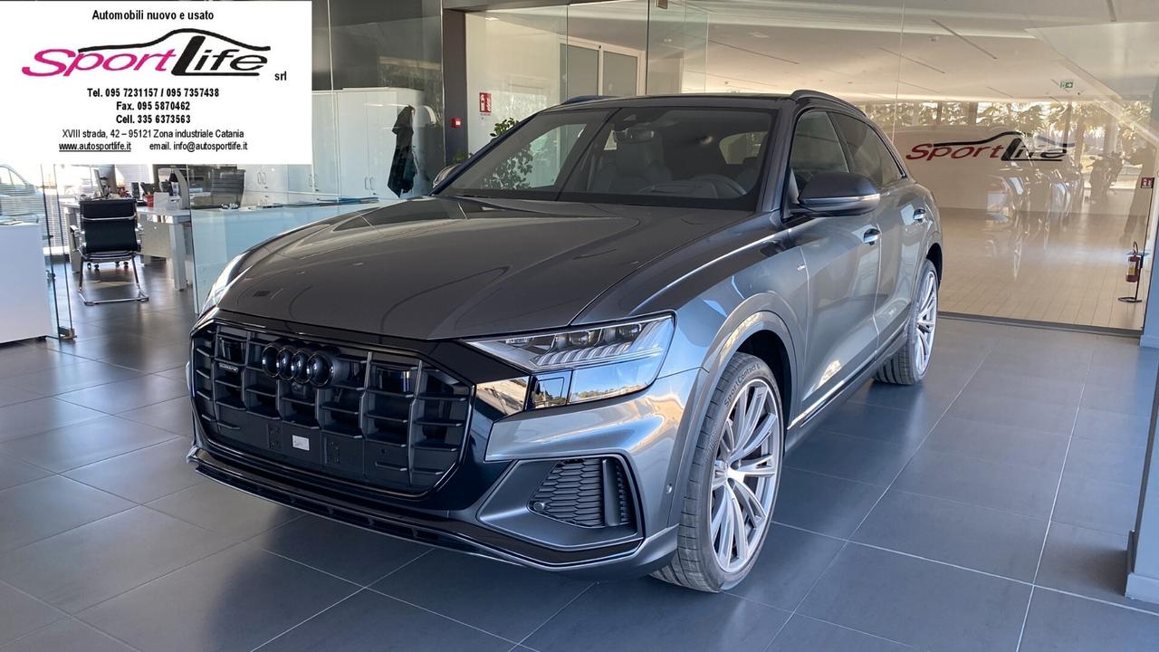 Audi Q8 50 TDI 286cv Pano-23"-Pelle Rombi-G.traino-N.Vision-Cam.360°-SoftClose-Matrix-