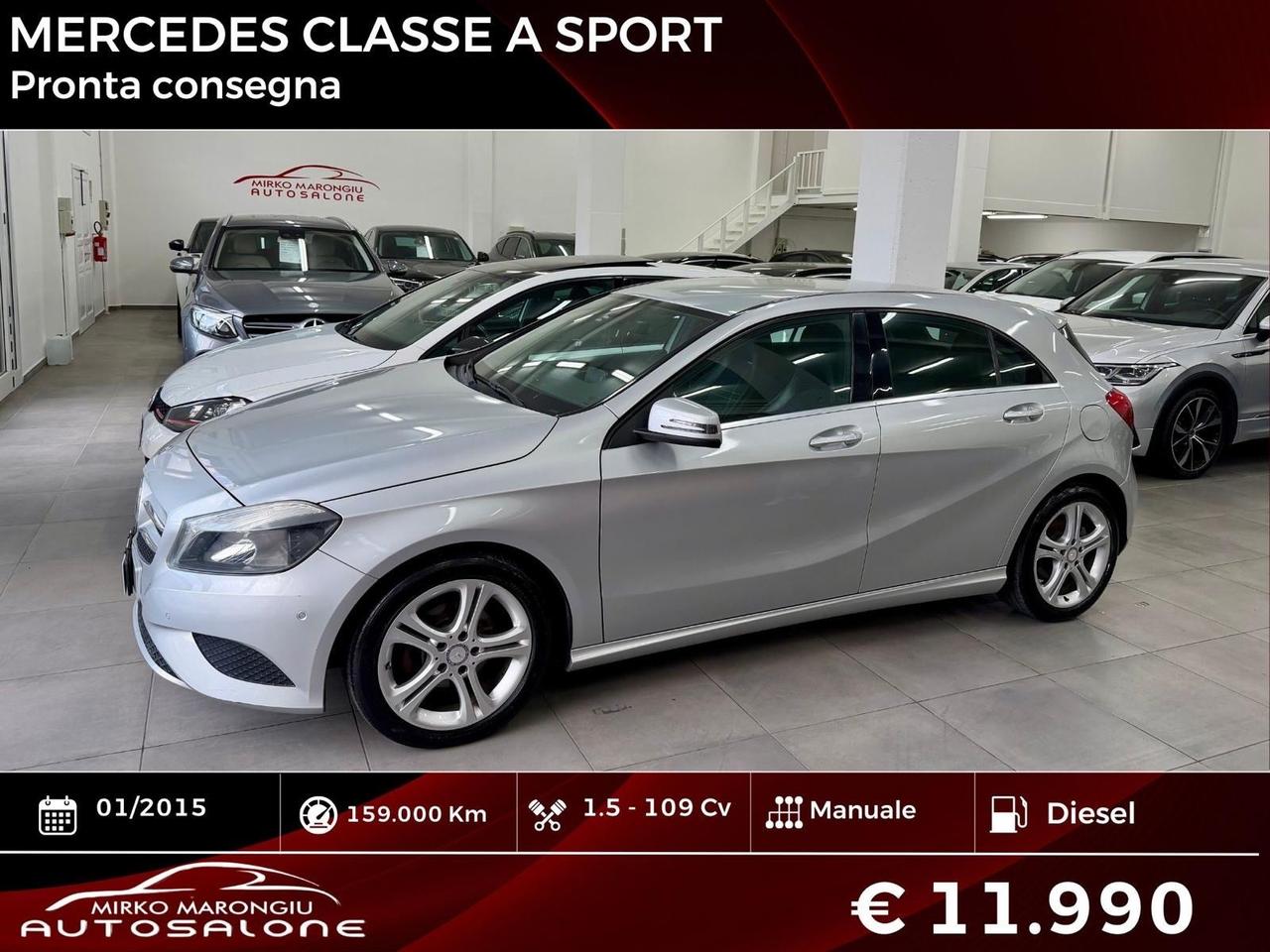 Mercedes classe A 180 CDI Sport FINANZIABILE