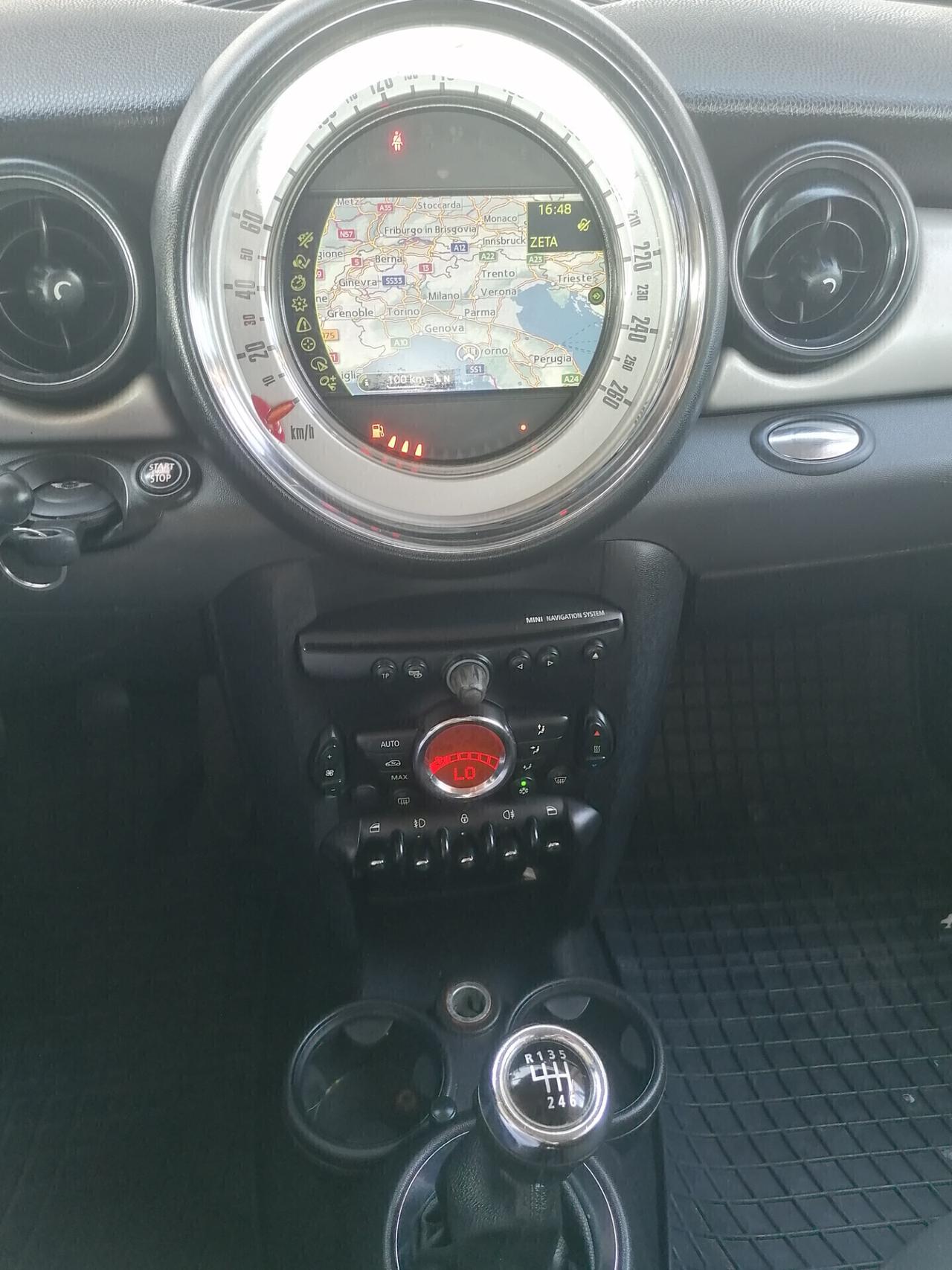 Mini COOPER 1.6 16V-NAVIGATORE-2011-PERFETTA-