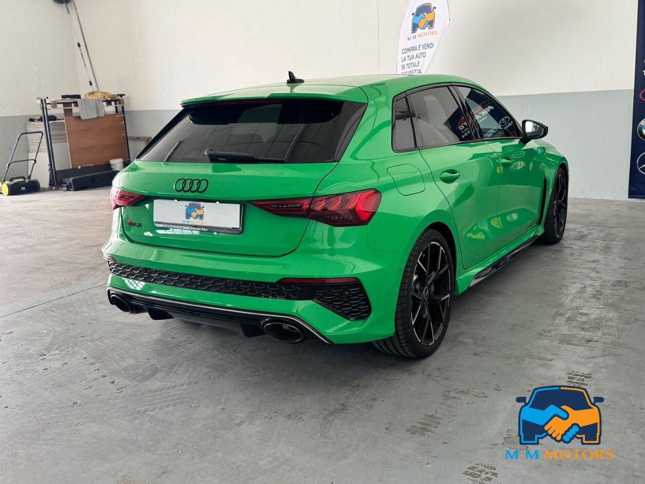 Audi RS3 Sportback 2.5 tfsi quattro s-tronic UNICOPRO-CARBOCERAMICI- COLORE EXCLUSIVE-GARANZIA AUDI 2028-LIM 290KM/H