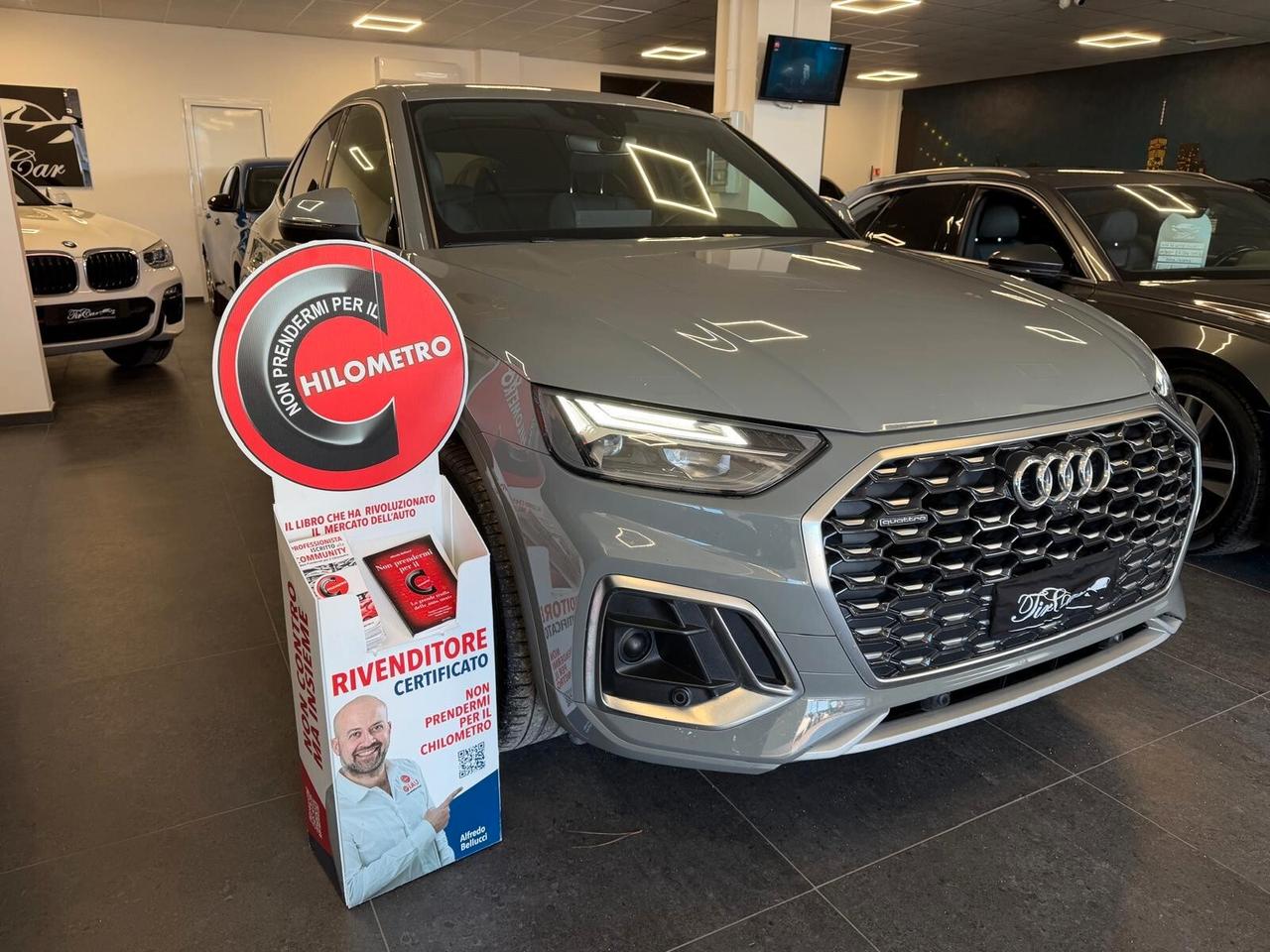 AUDI Q5 SPORTBACK S-LINE PLUS 40 2.0 MHEV 204CV QUATTRO PELLE NAVI CAM ANNO 2022