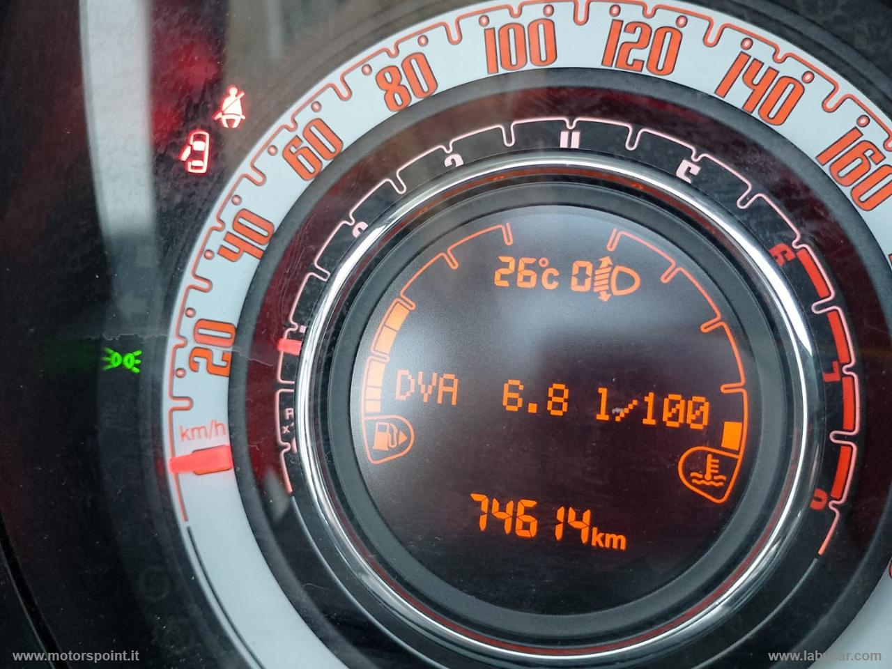 FIAT 500 C 1.2 Lounge SOLO KM 74000