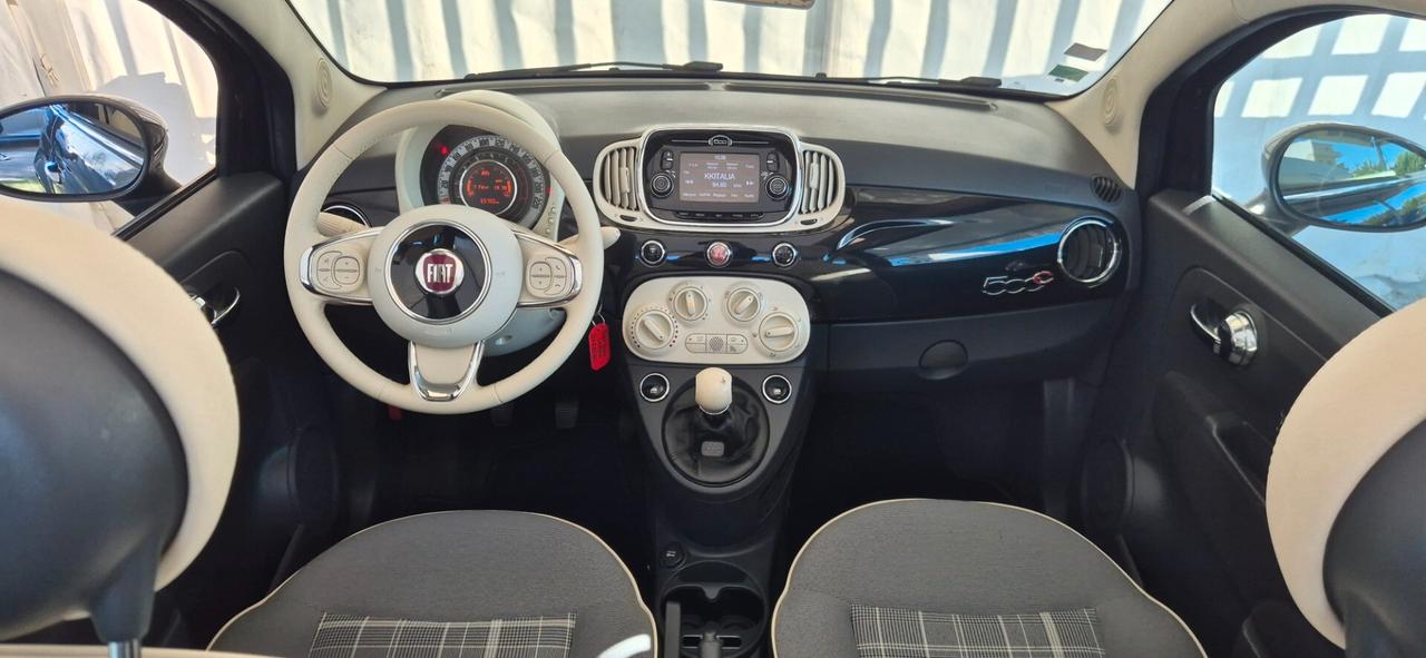 FIAT 500C BENZINA 1.2 69CV CABRIOLET 10/2017