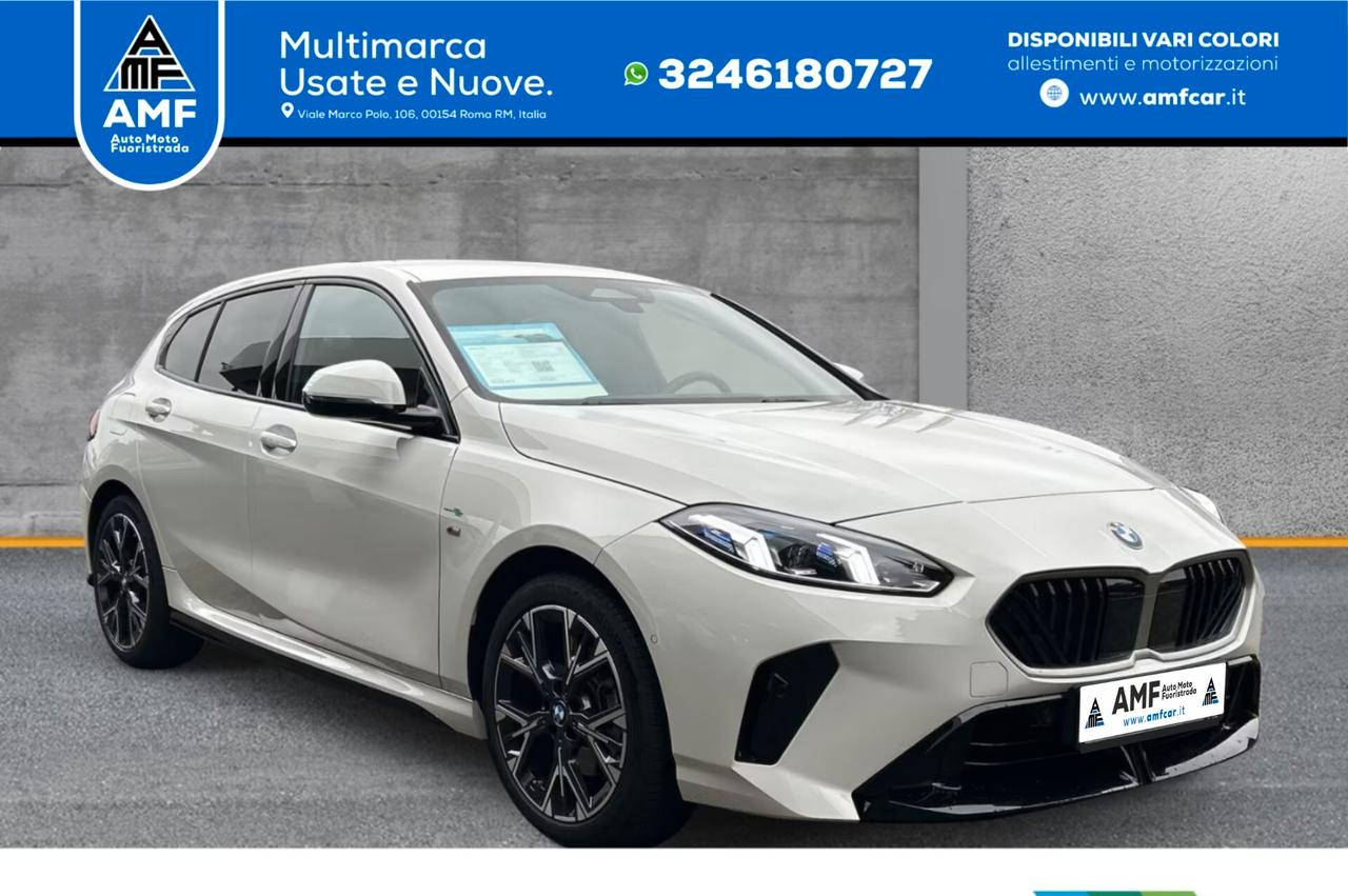 BMW 118d, M Sport, Live Cockpit Plus, telecamera posteriore, DAB, 18"