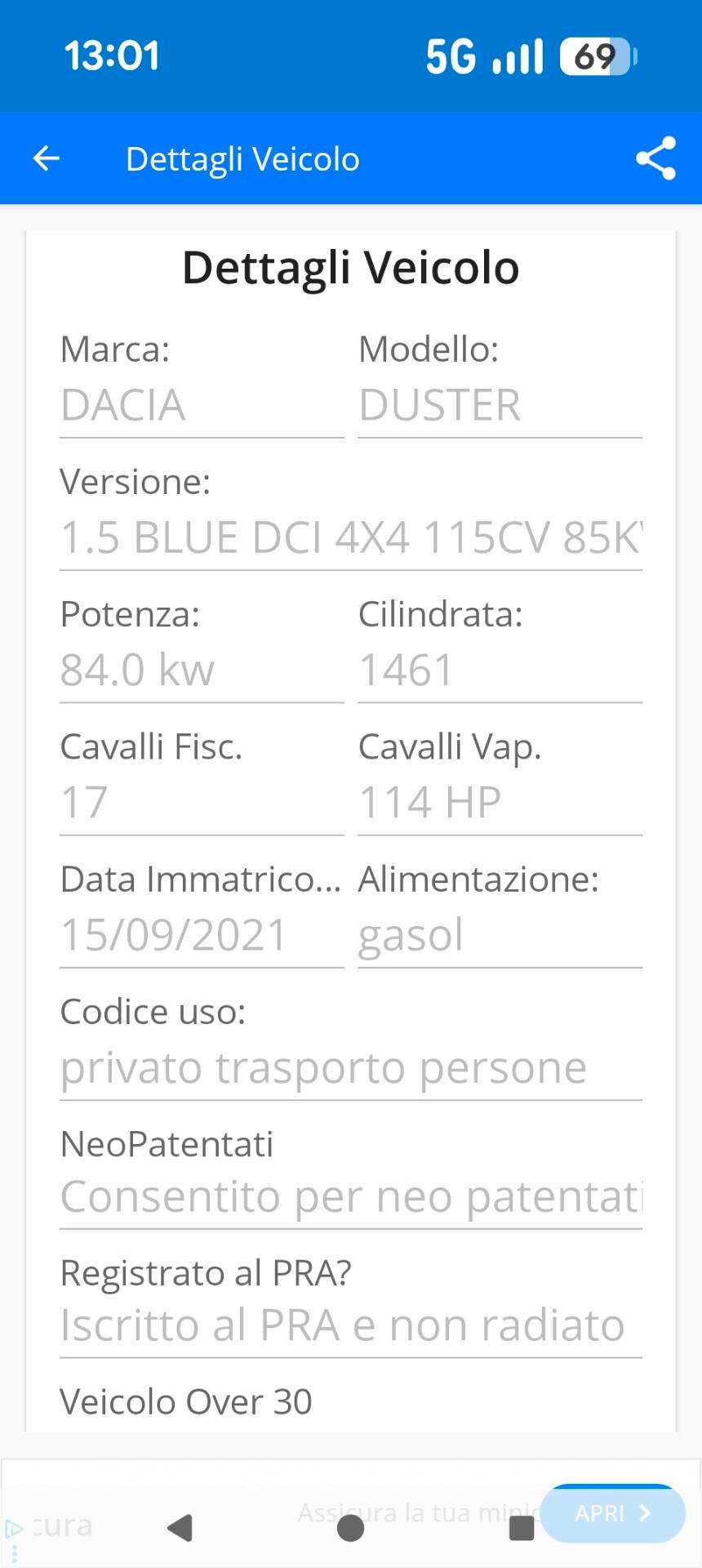 Dacia Duster 1.5 Blue dCi 8V 115 CV 4x4 Prestige DaciaPlus