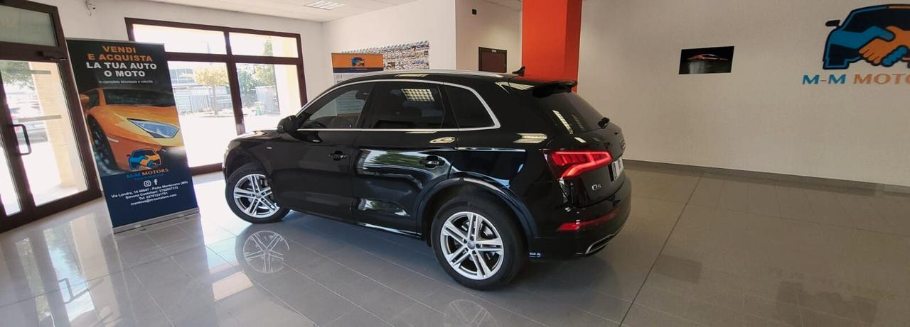BELLISSIMA AUDI Q5 40 TDI S-LINE PLUS QUATTRO 190CV S-TRONIC-TENUTA CON MOLTISSIMA CURA-PERFETTA IN TUTTO-COME NUOVA-GARANZIA UFFICIALE AUDI FINO AL 10/2026 PIÙ GARANZIA M-M MOTORS FINO AD OTTOBRE 2027.