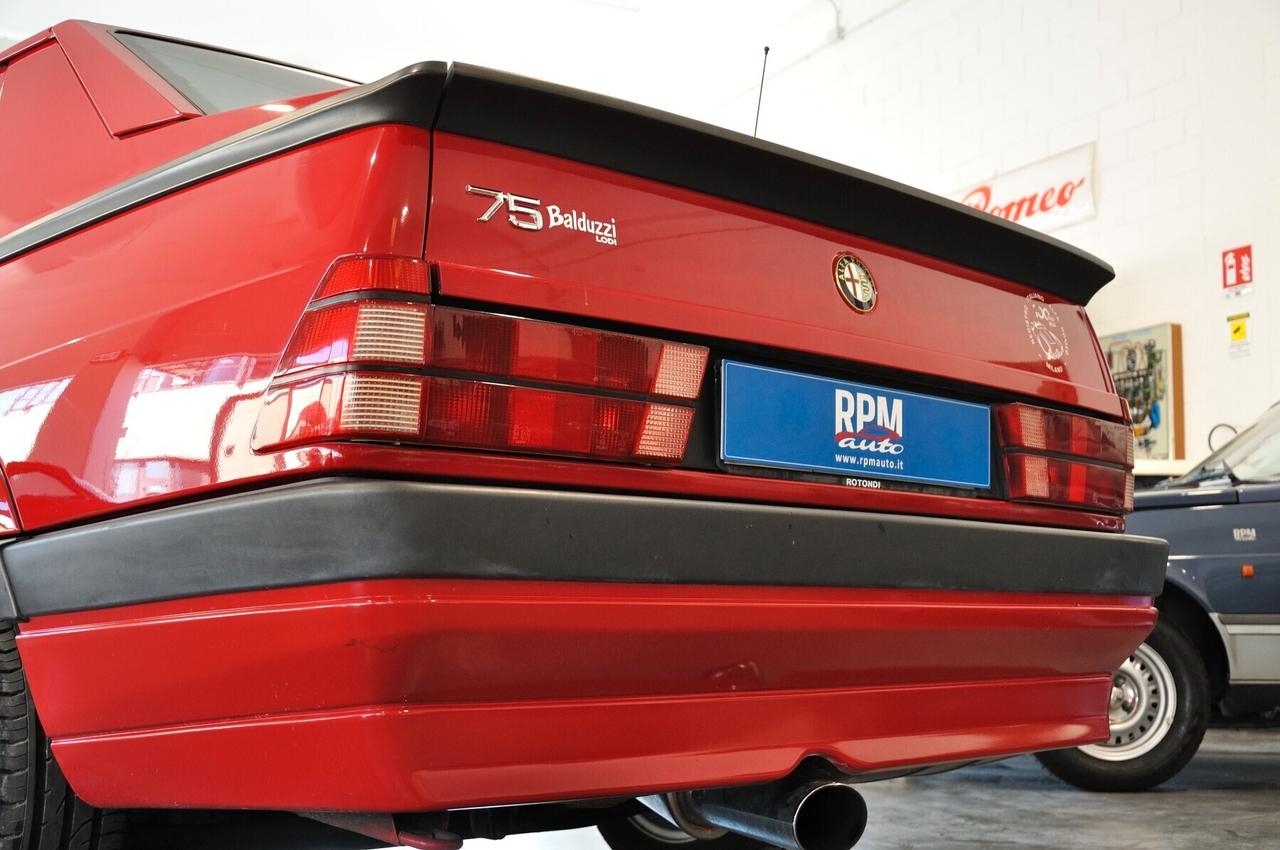 Alfa Romeo 75 2.0i Twin Spark A.S.N. ASI con CRS e RIAR