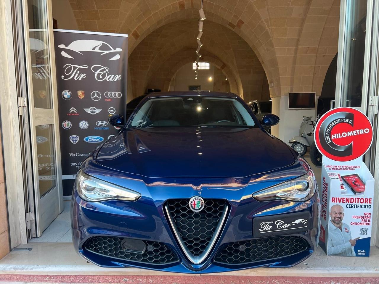 ALFA ROMEO GIULIA BLU MONTECARLO 2.2 160CV PELLE CRUISE CAM ANNO 2020