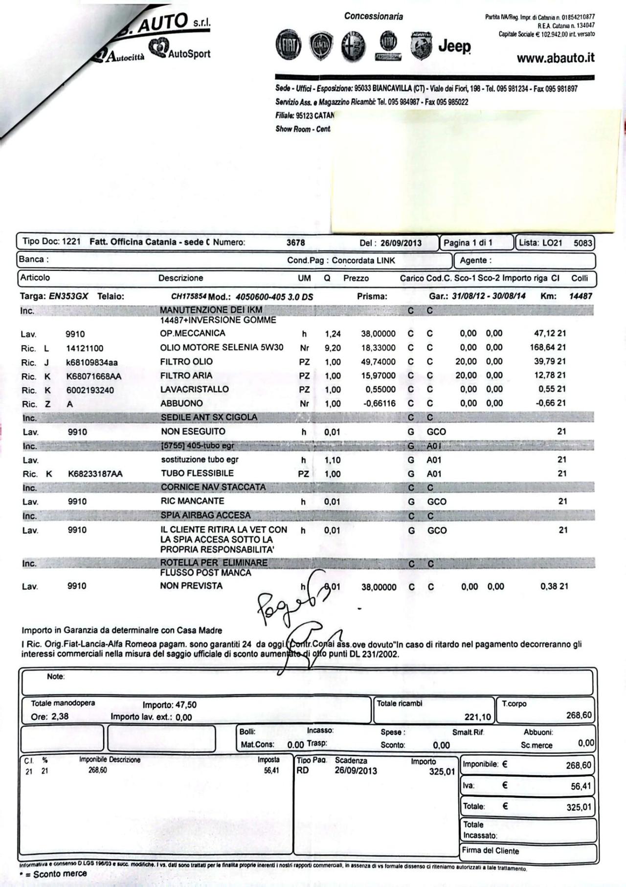 Lancia Thema 3.0 V6 Multijet 239 CV EXECUTIVE