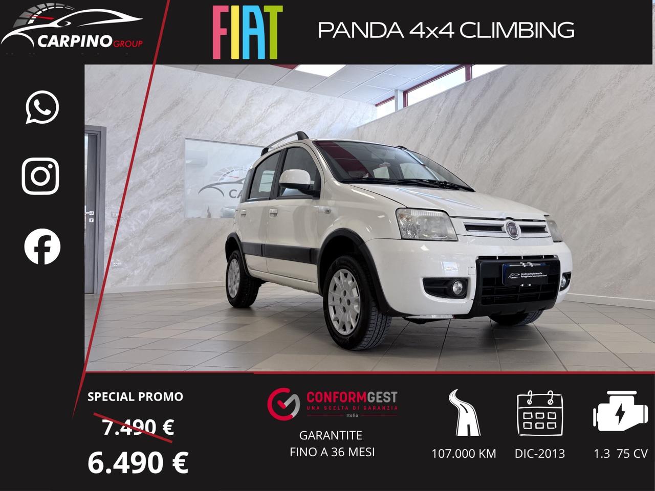 Fiat Panda 1.3 MJT 16V DPF 4x4 Climbing
