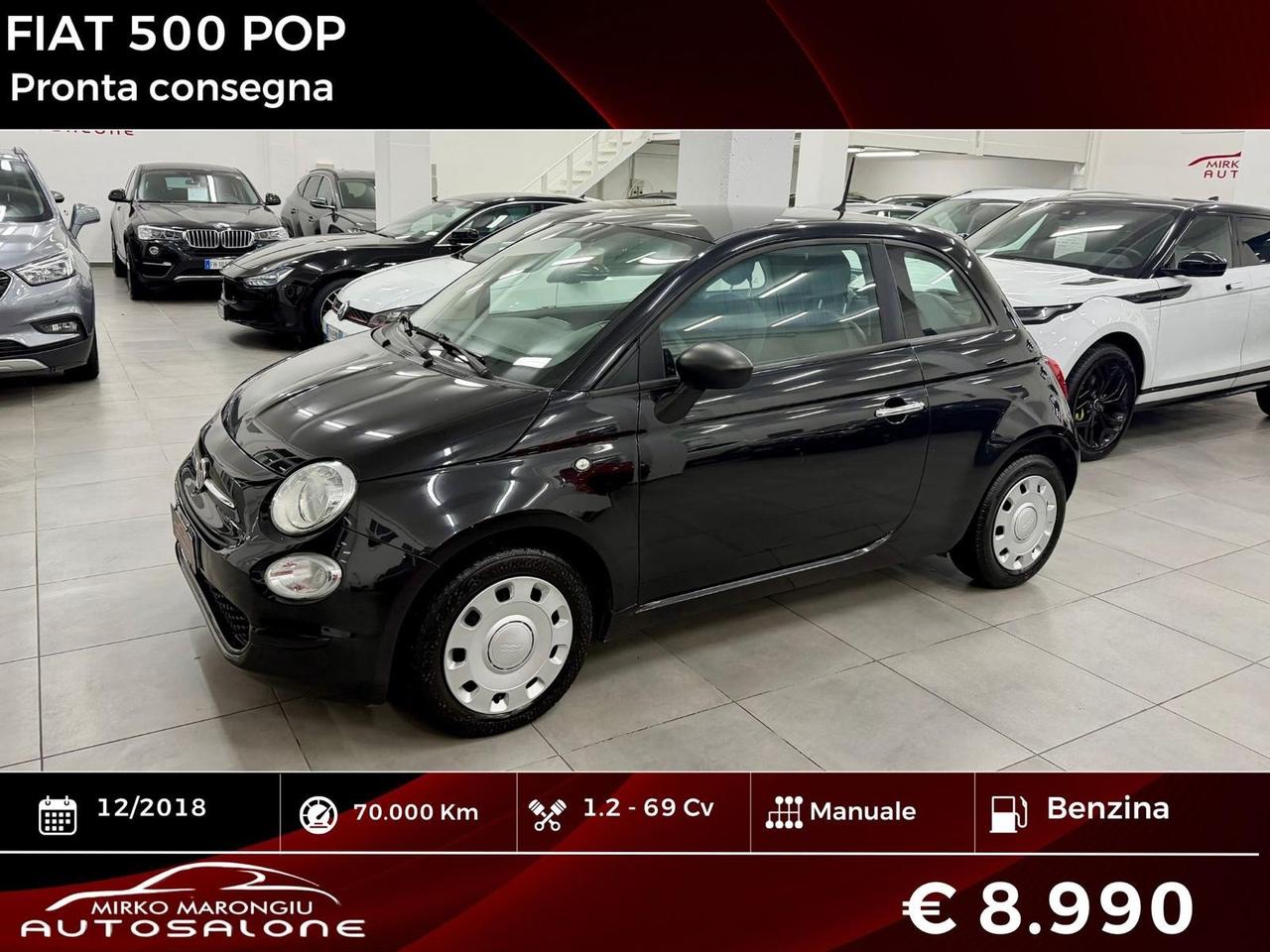 Fiat 500 1.2 Pop 12 mesi garanzia FINANZIABILE