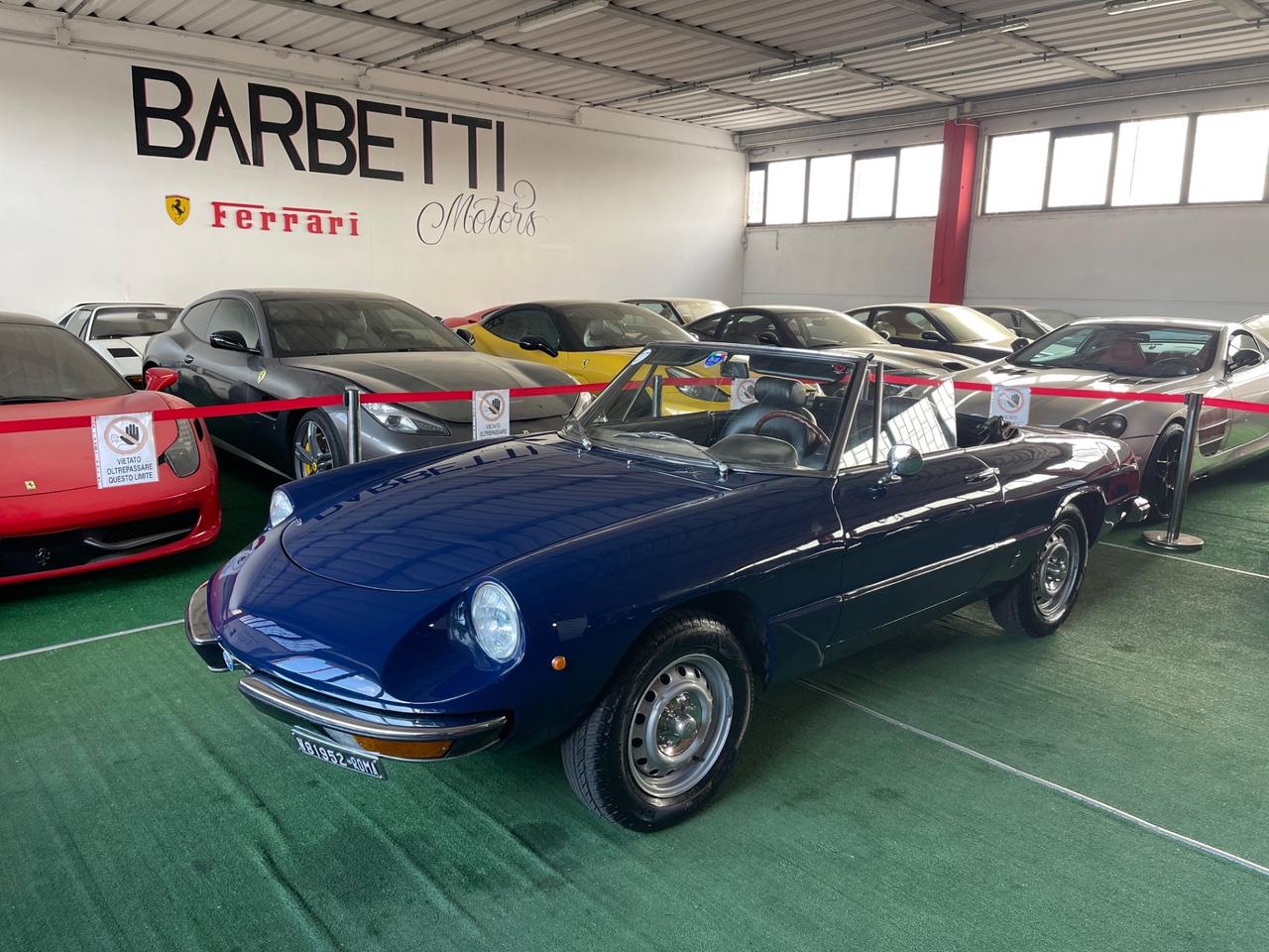 Alfa Romeo Spider 1.3 Coda Tronca ASI PERMUTE RATE