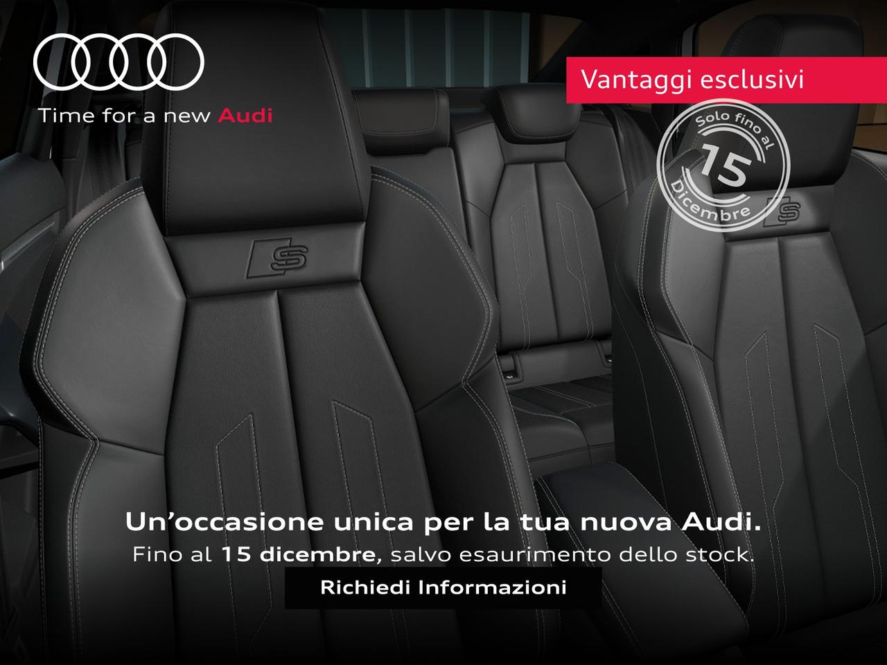 Audi A3 sedan 2.0 tdi s line edition 150cv s-tronic