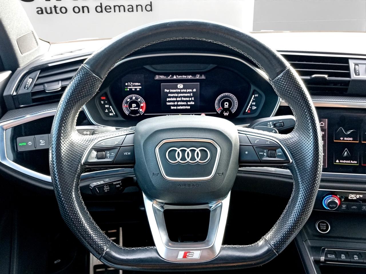 Audi Q3 SPORTBACK 40 TDI S LINE Coupè automatica Identity Black quattro