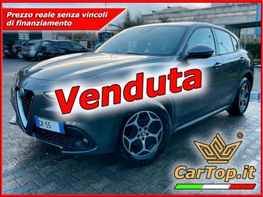 Alfa Romeo Stelvio 2.2 TD 190 CV BUSINESS Q4 CAMERA CARPLAY BLIND 2 PDC TUTTA TAGLIANDATA