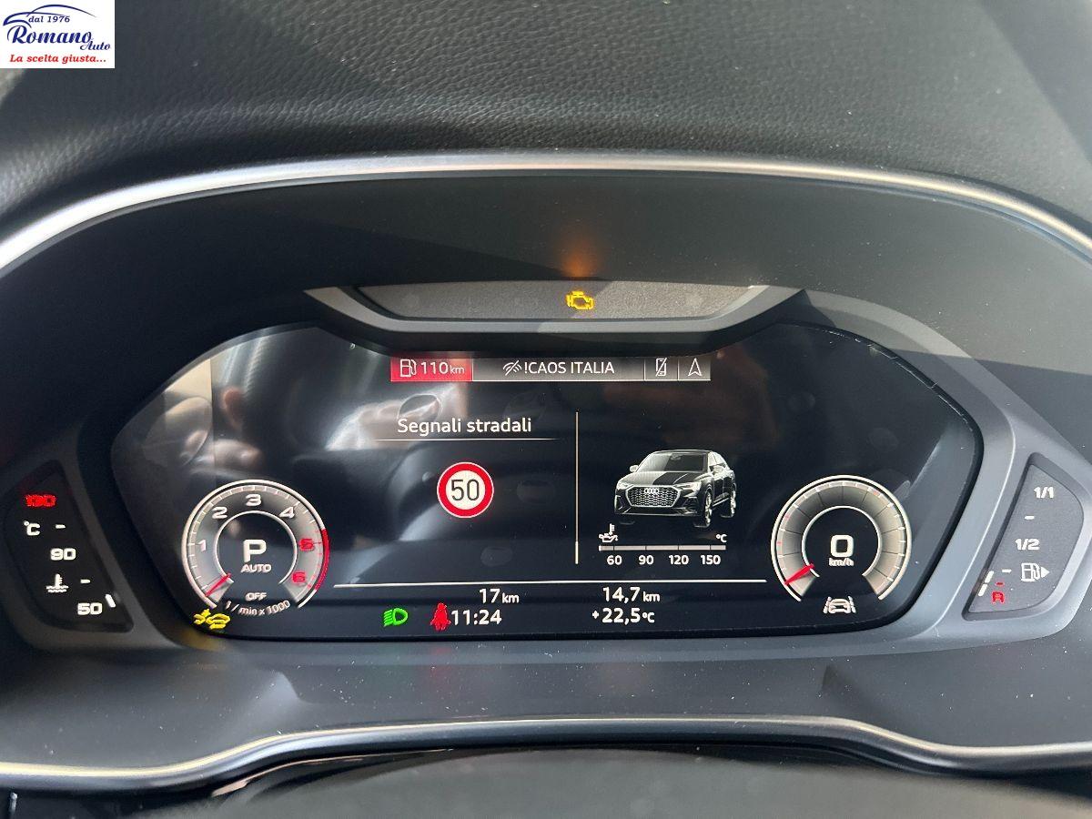 Audi Q3 SPB 35 TDI S tronic S line Black Identity#TETTO APRIBILE!