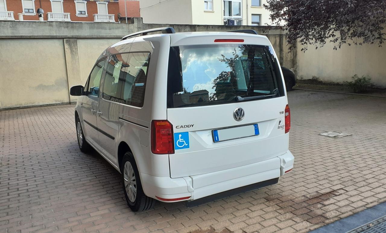 Caddy 1.2 TSI benzina trasporto disabili ribassato