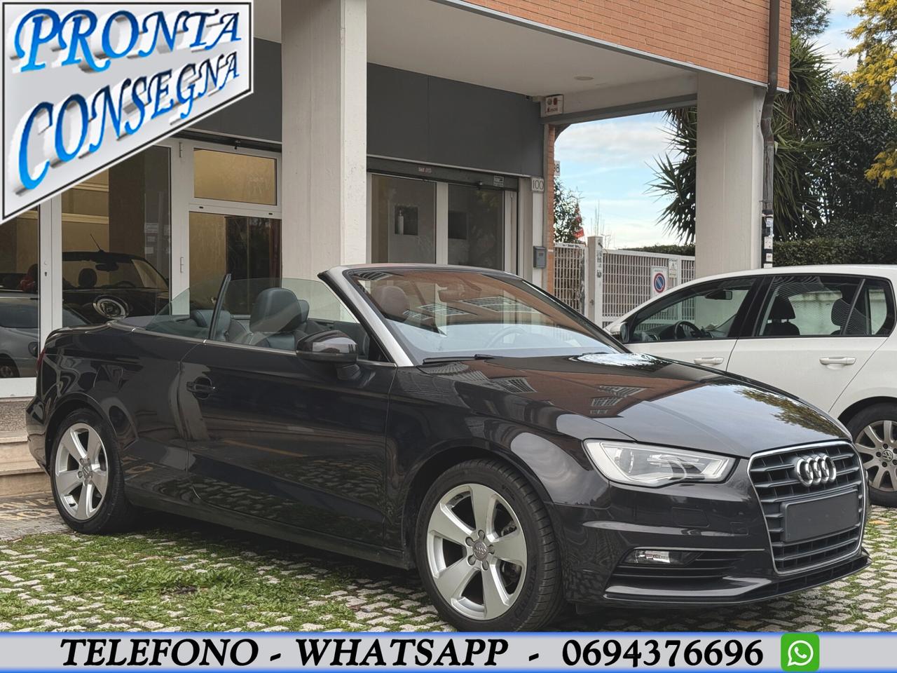 Audi A3 Cabrio 1.4 Sport, Tagl. ufficiali, alcantara, navigatore