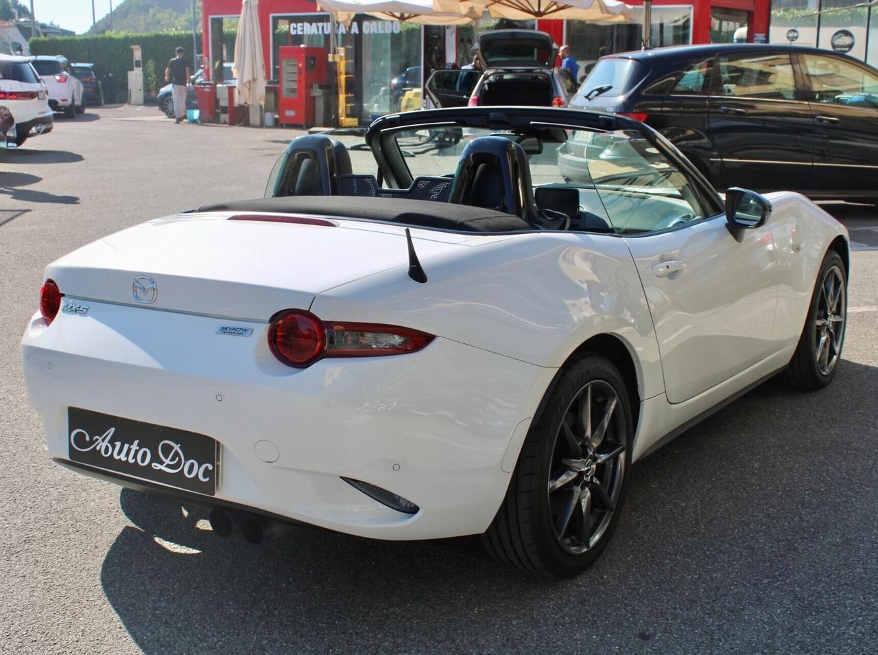 Mazda MX-5 2.0L160 CV Skyactiv-G EXCEED PELLE NERA SCARICO PRONTA SUBITO