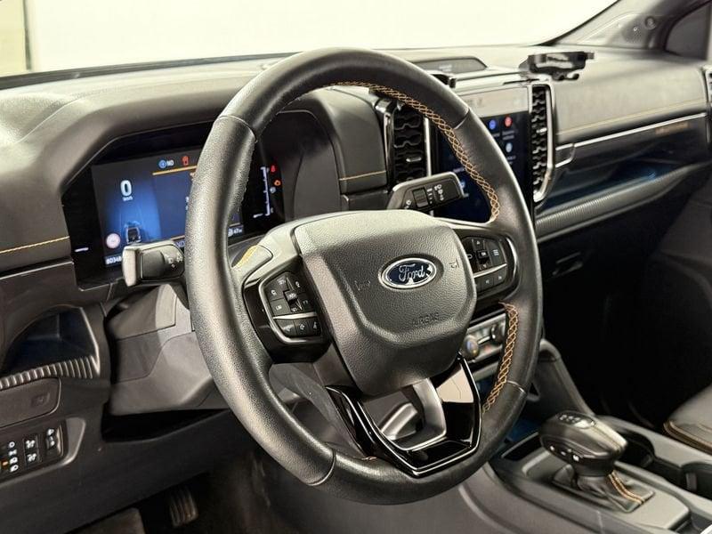 Ford Ranger Ranger 2.0 ecoblue doppia cabina Wildtrak awd 205cv auto *PREZZO + IVA*AUTOCARRO*GANCIO TRAINO*