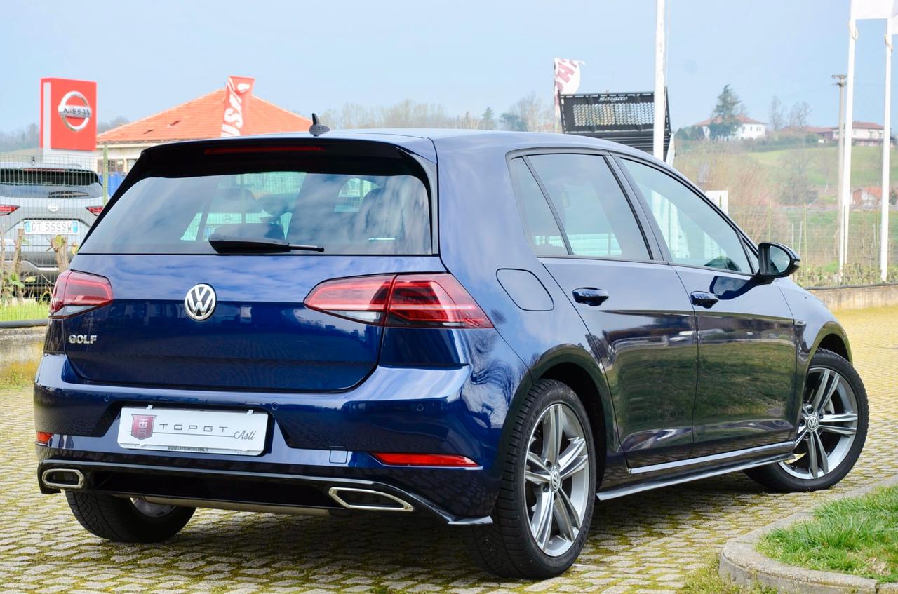VOLKSWAGEN GOLF 1.5 TSI EVO R-LINE 150cv, UNICOPROPRIETARIO, UFF ITALIANA, SERVICE CON FATTURE, EURO 6D, FARI FULL LED, APPLE ANDROID, PERMUTE