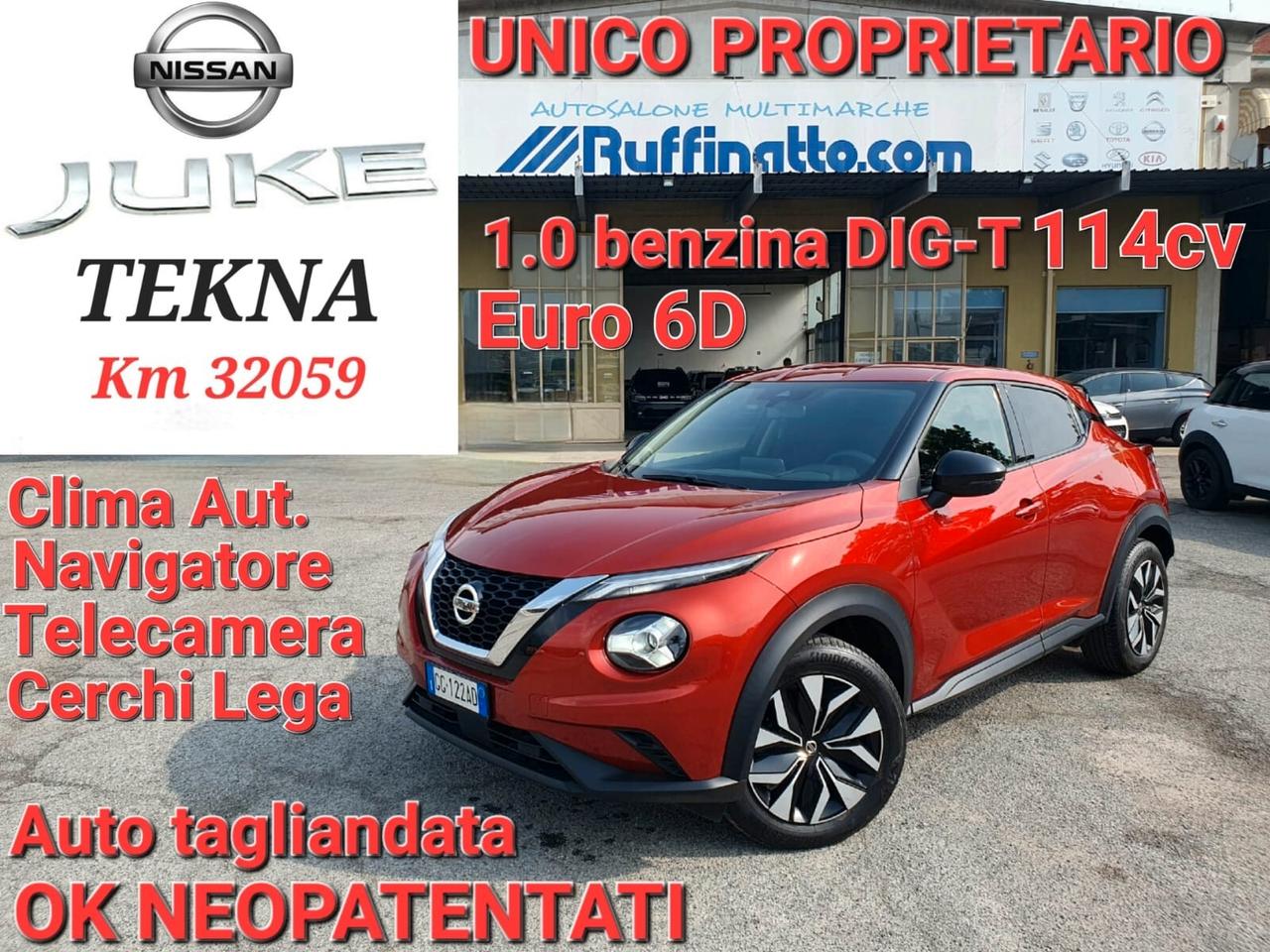 Nissan Juke 1.0 DIG-T 114 CV DCT Tekna