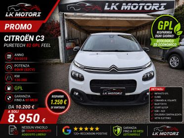 CITROEN C3 3ª serie C3 PureTech 82 GPL Feel