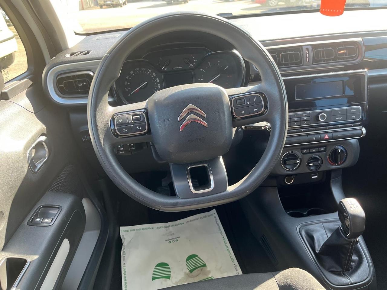 Citroen c3-1.5 hdi/100 cv-km 52000-2020