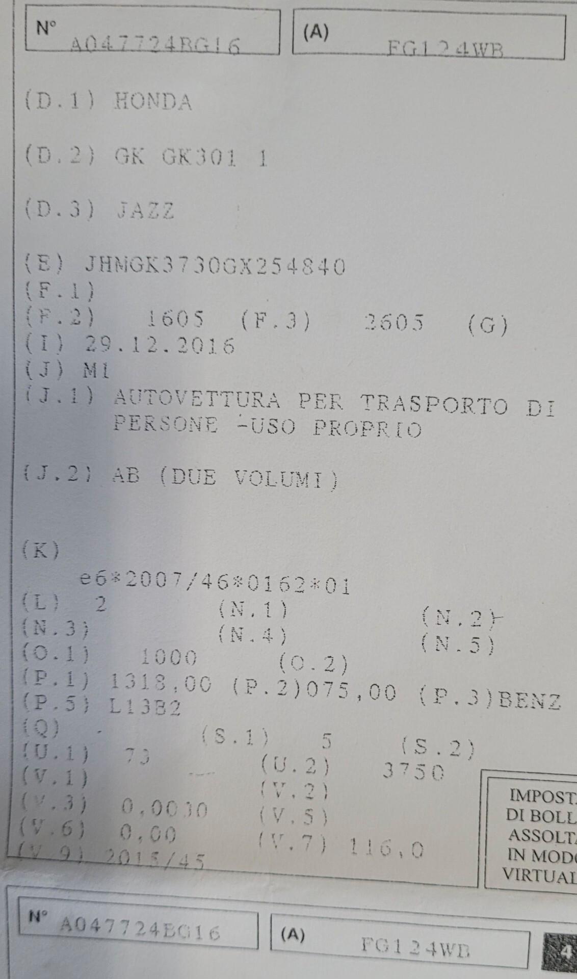 Honda Jazz 1.3 Comfort Connect ADAS