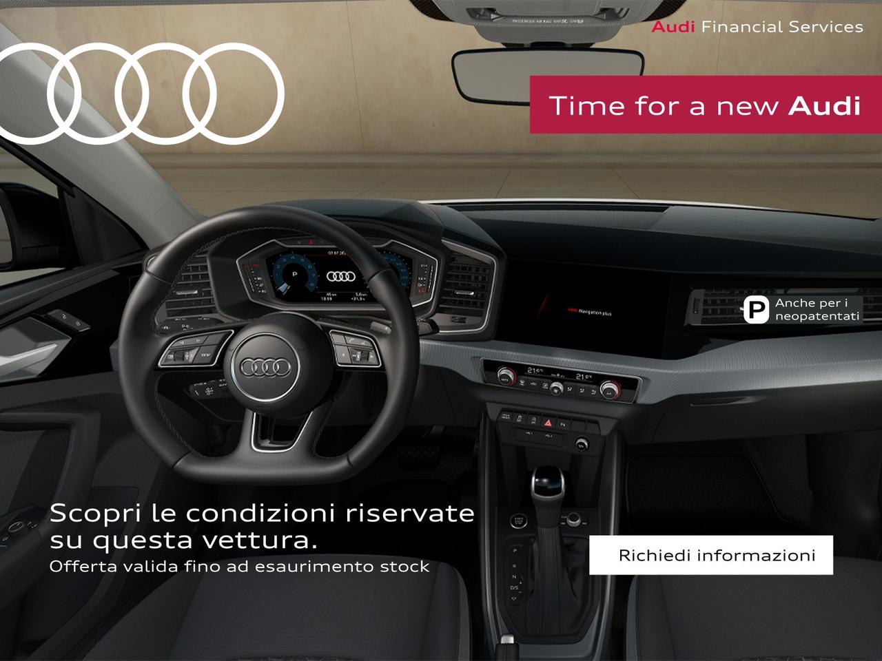 Audi A1 sportback 35 1.5 tfsi identity black s-tronic