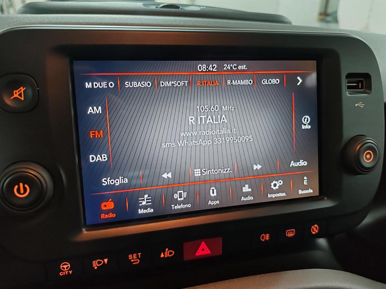 Fiat Panda 1.0 hybrid City Life70cv 5p.ti CARPLAY