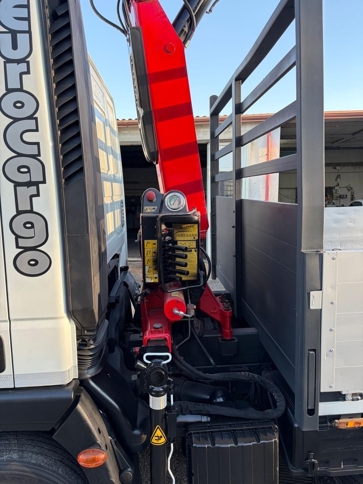 Iveco Eurocargo 75e17 cassone con gru fissa-2006