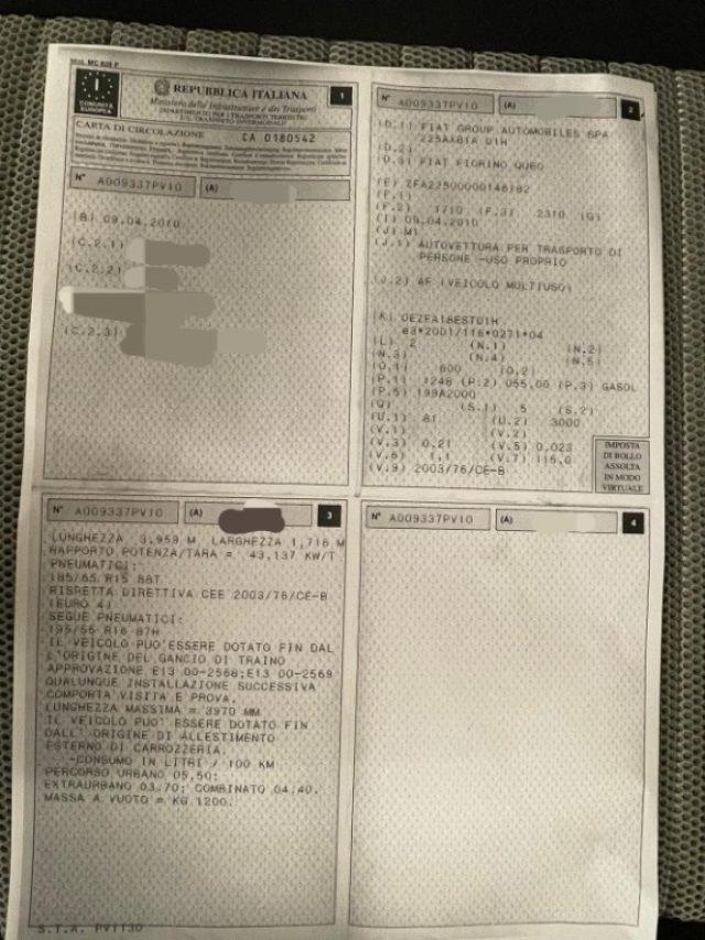 FIAT Qubo 1.3 MJT 75 CV Dynamic