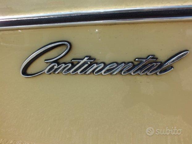 LINCOLN CONTINETAL V8 1972 ASI TARGA ORO