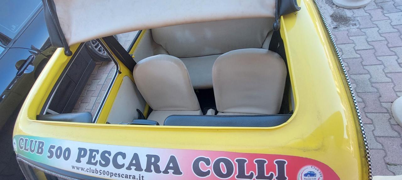 FIAT 500 TUTTA ORIGINALE CON PARECCHIE MODIFICHE TETTO APRIBILE MOTORE COME NUOVO