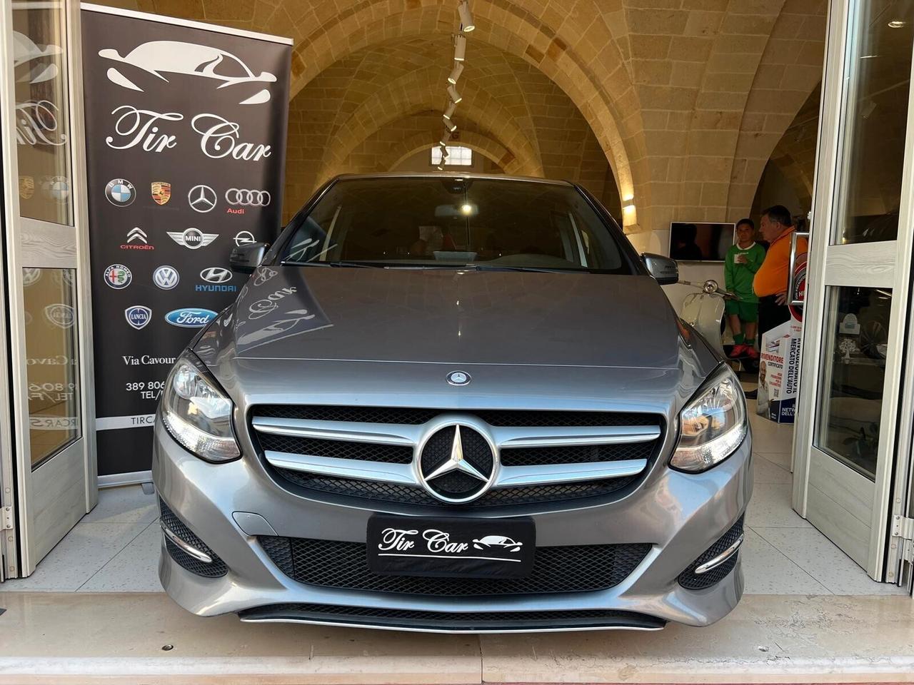 MERCEDES CLASSE B 160 1.5 SPORT 90CV NAVI CAM OK NEOPATENTATI ANNO 2016