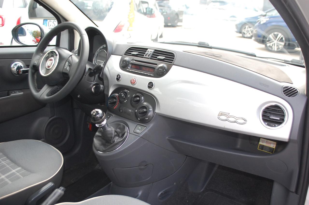 Fiat 500 1.2 Lounge 69CV GPL Uff Italy Tetto USB Lega