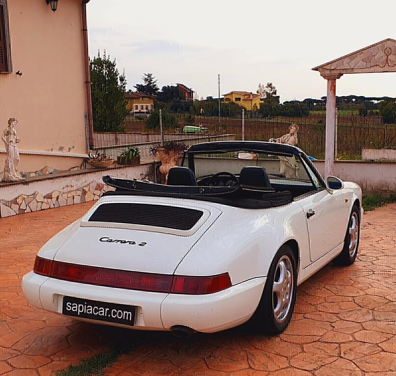 Porsche 964 911 Carrera 2 Cabriolet ASI targa ROMA