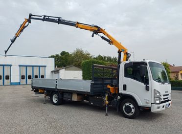 ISUZU 75 EURO 6 GRU E CASSONE FISSO