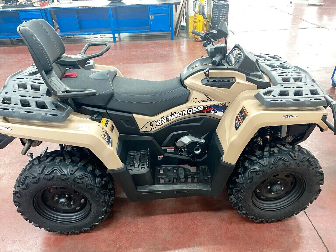 QUAD AODES ODES 850 PATHCROSS TARGA GIALLA