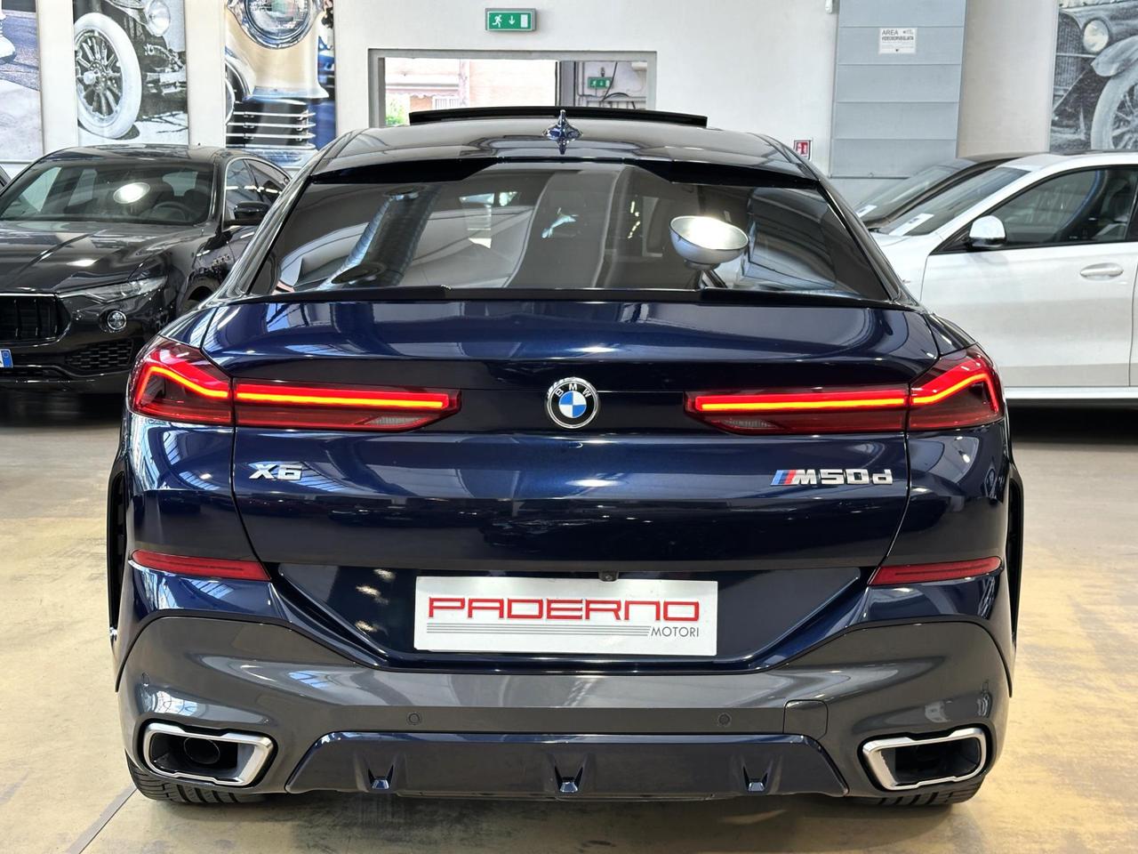 BMW X6 M 50d-Fari Laser-22"-Tetto-Camera 360-Individual-IVA