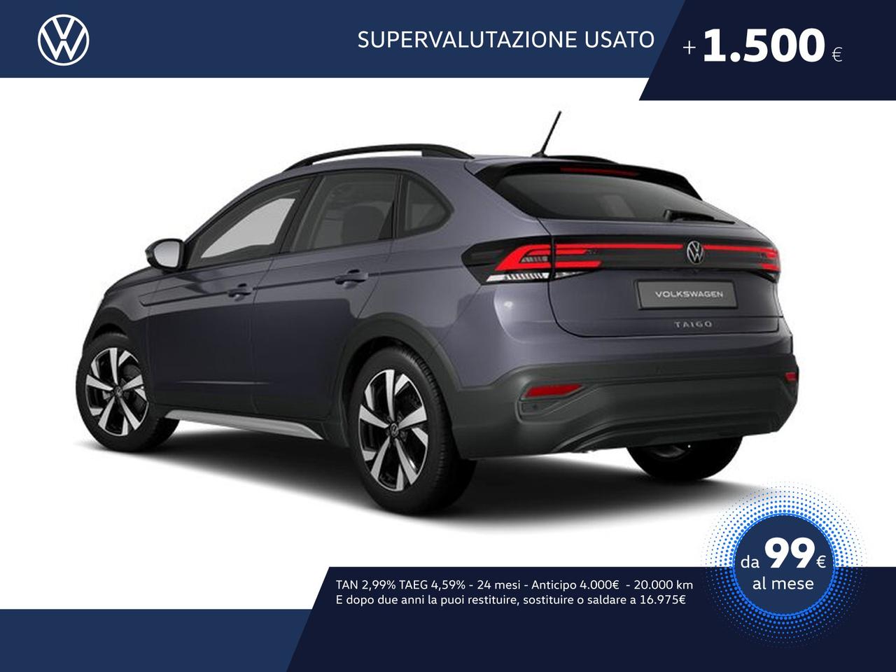 Volkswagen Taigo 1.0 tsi edition plus 95cv