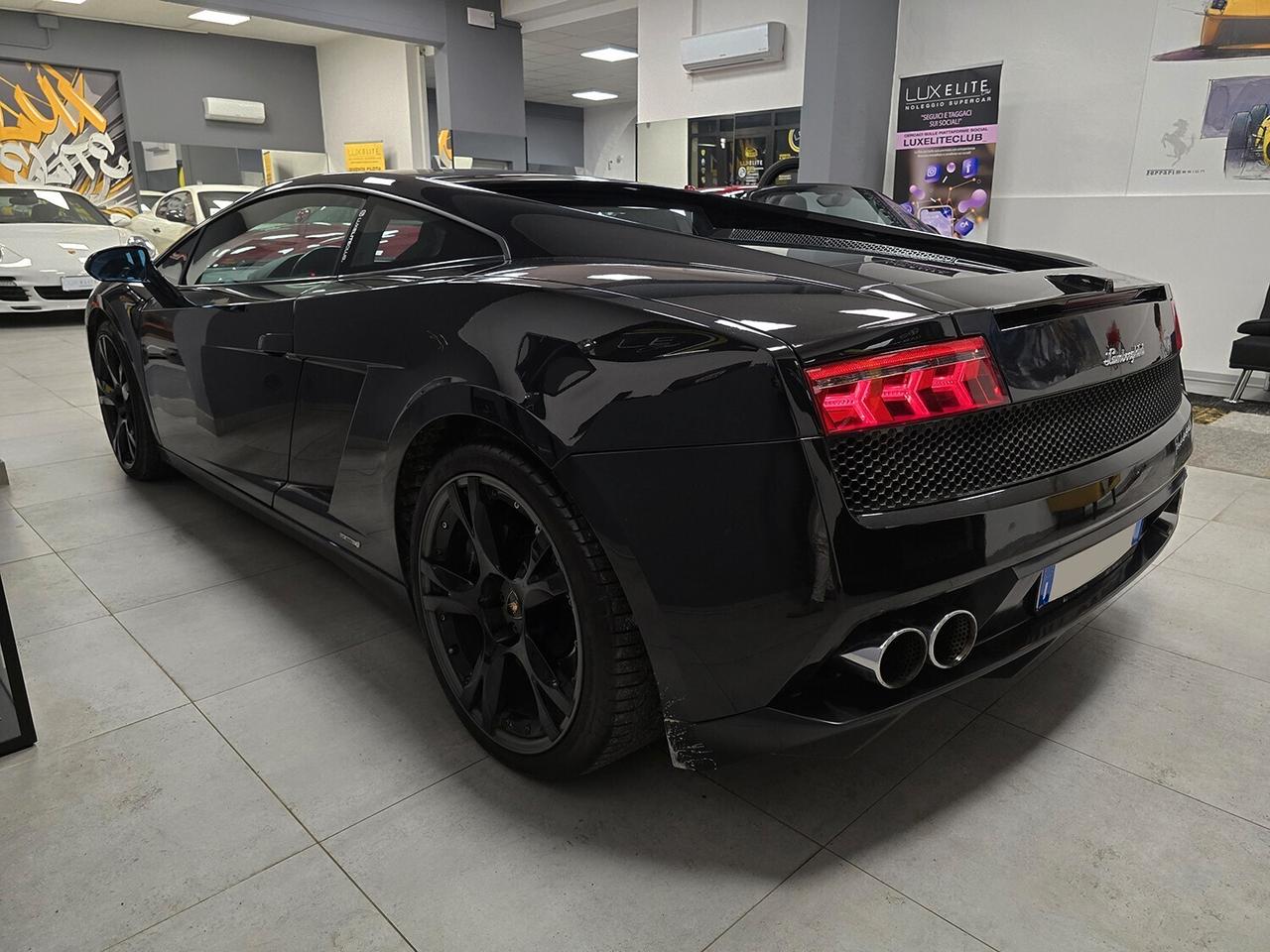 Lamborghini GALLARDO COUPE 5.2 V10 LP 560-4 E-GEAR FULL BLACK _ COMPLETAMENTE ORIGINALE _ ALCANTARA _ LIFT _ SERVICE BOOK _ CERCHI 19 CALLISTO