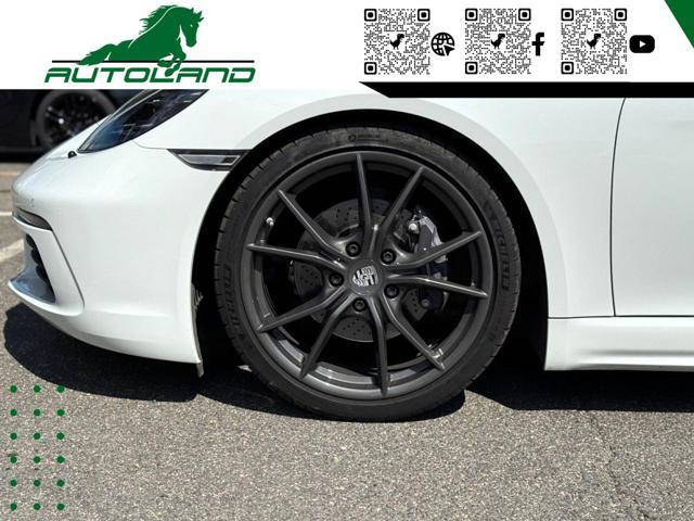 PORSCHE 718 Spyder 2.0 T Pure White PASM Torque Vectoring 300CV