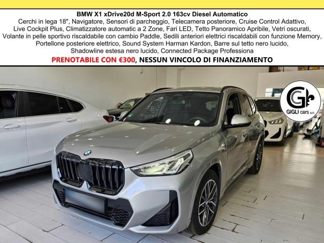 BMW X1 20d xDrive MSport Tetto Navi C.18" Cam M-Sport Nav