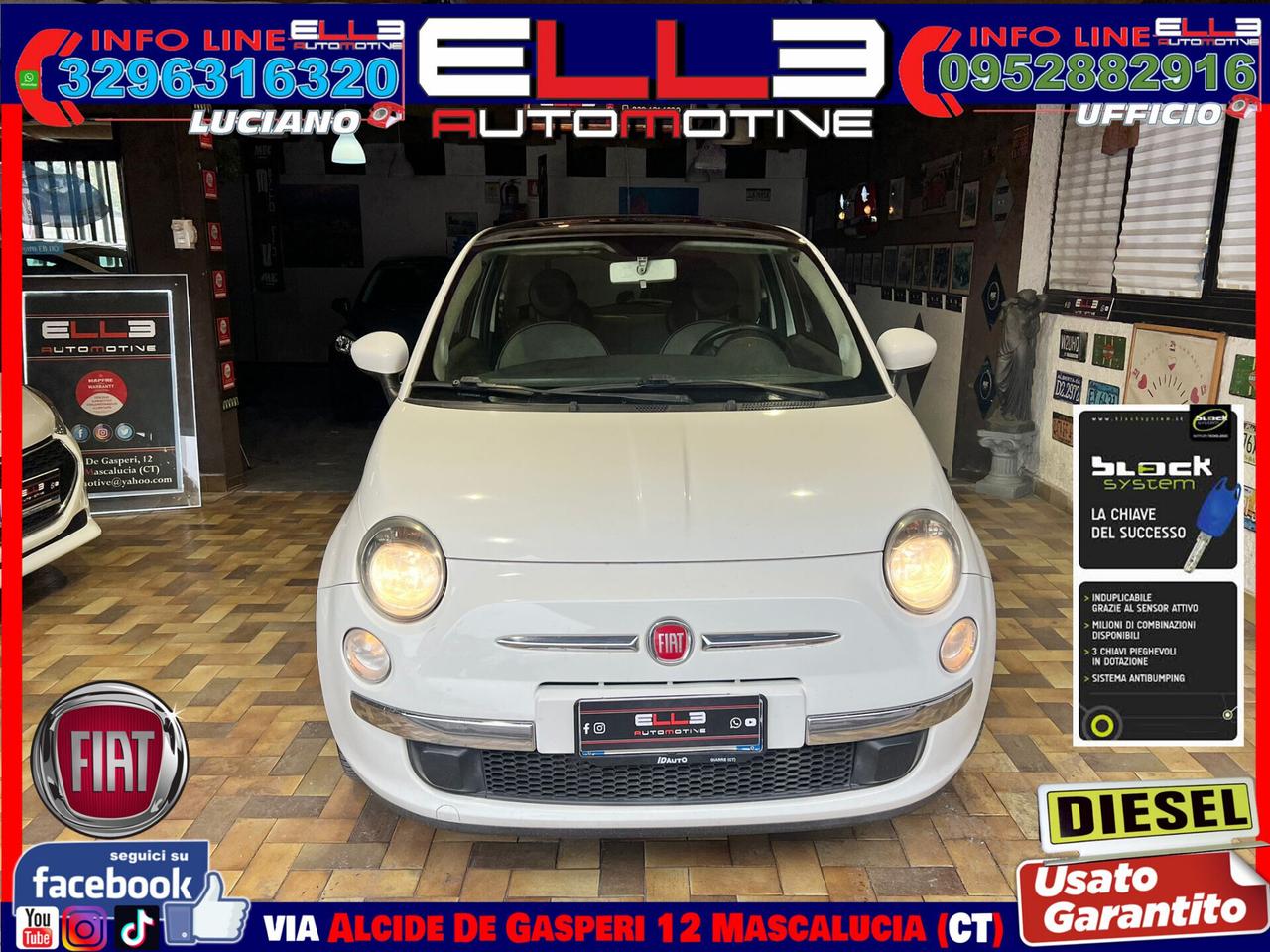 Fiat 500 1.3 MTJ BLOCK SYSTEM