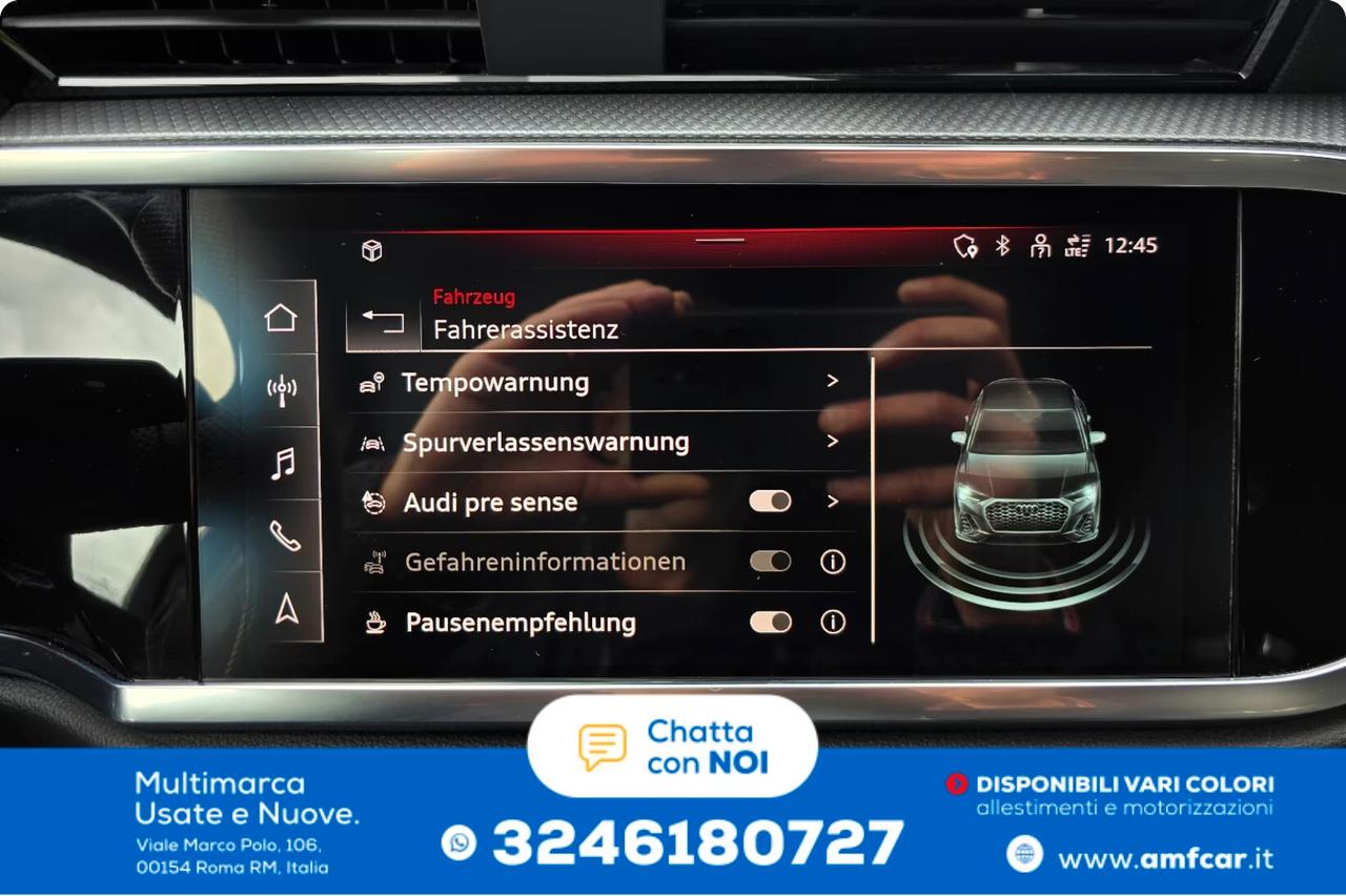 Audi Q3 Sportback 45 TFSI e S tronic 3x S-Line