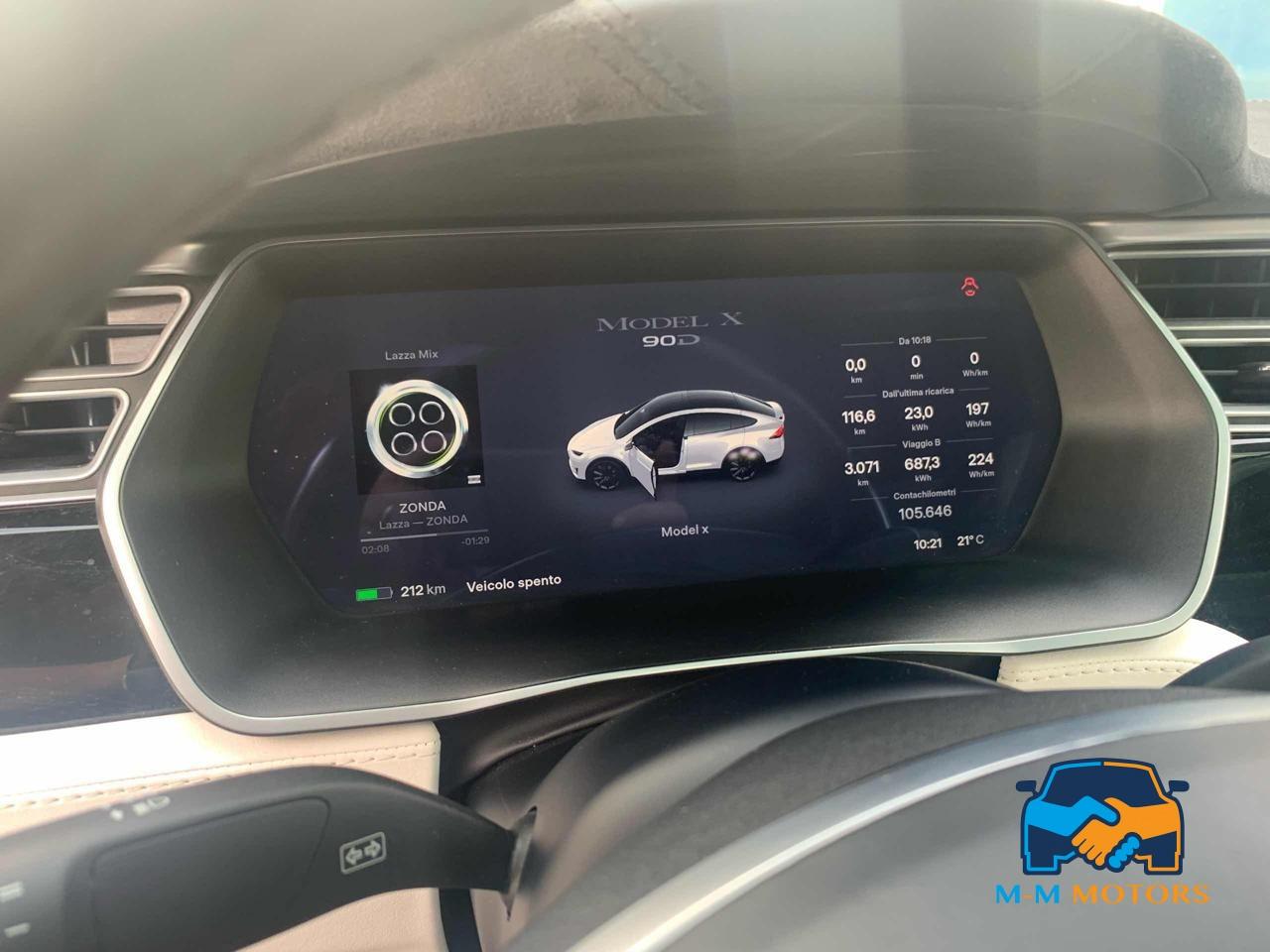 Tesla Model X 90kWh Dual Motor GANCIO TRAINO PILOT AVANZATO