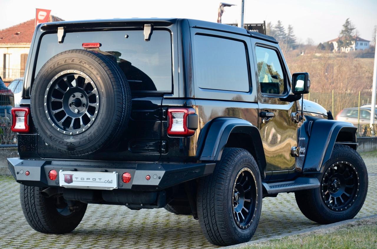 JEEP WRANGLER SAHARA 2.2 MJT 200cv AT8, UNICOPROPRIETARIO, SERVICE DIMOSTRABILI, UFF ITALIANA, SOFT TOP, PEDANE, HI-FI ALPINE, RETROCAMERA, PERMUTE