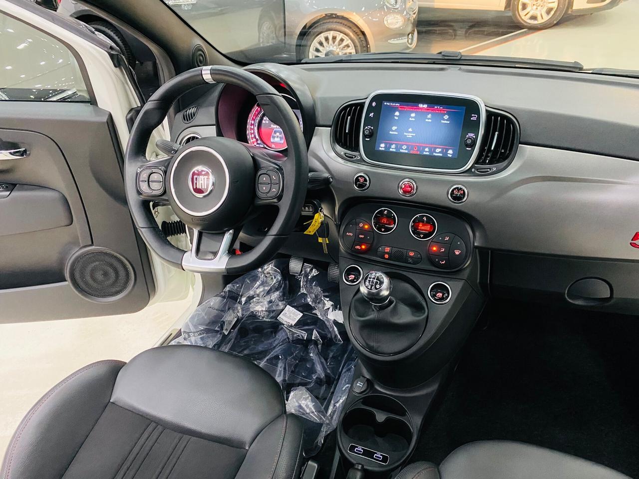 Fiat 500 1.0 Hybrid Sport Navy CarPlay Tetto Pano